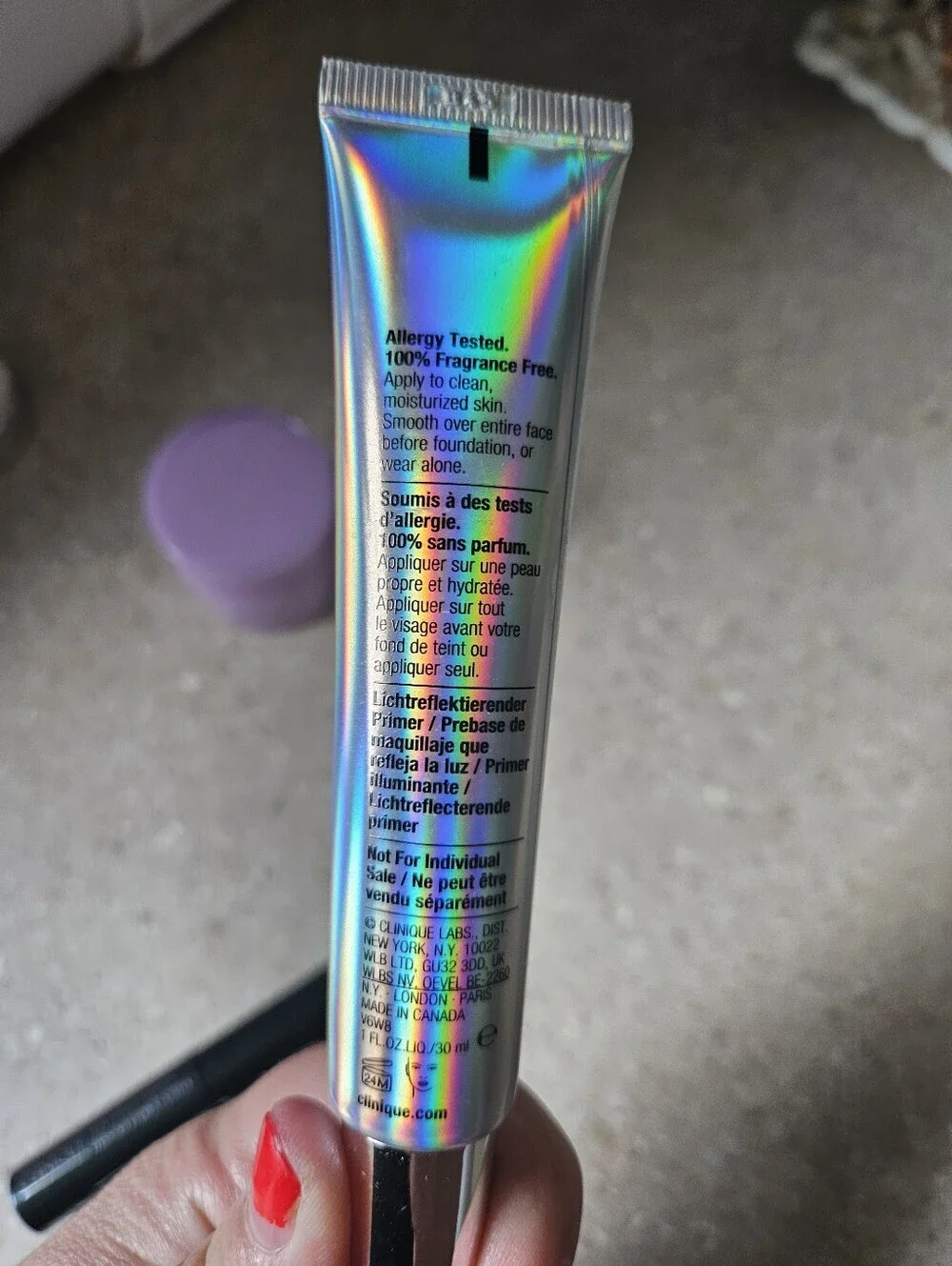 Clinique Purple Take The Day Off Balm with Black Mascaras and Primer Bundle